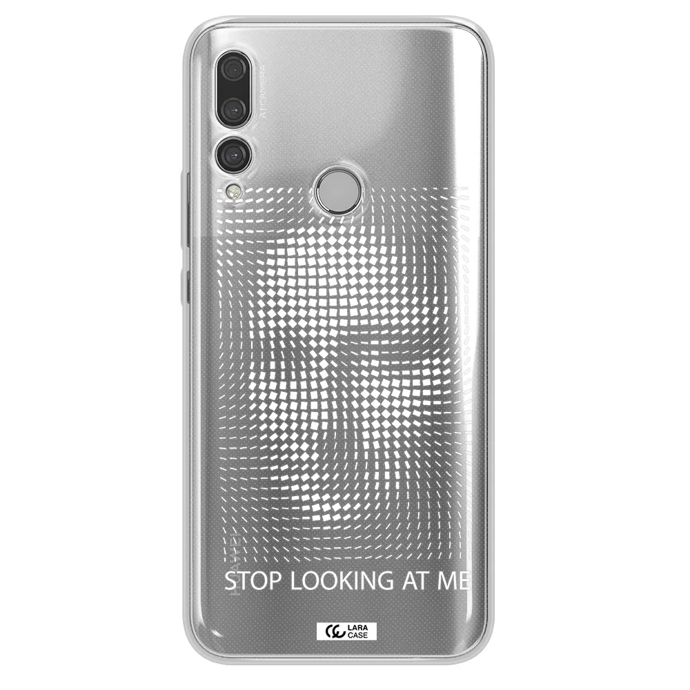 Stop Looking At Me Huawei Y9 Prime 2019 Clear TPU Case