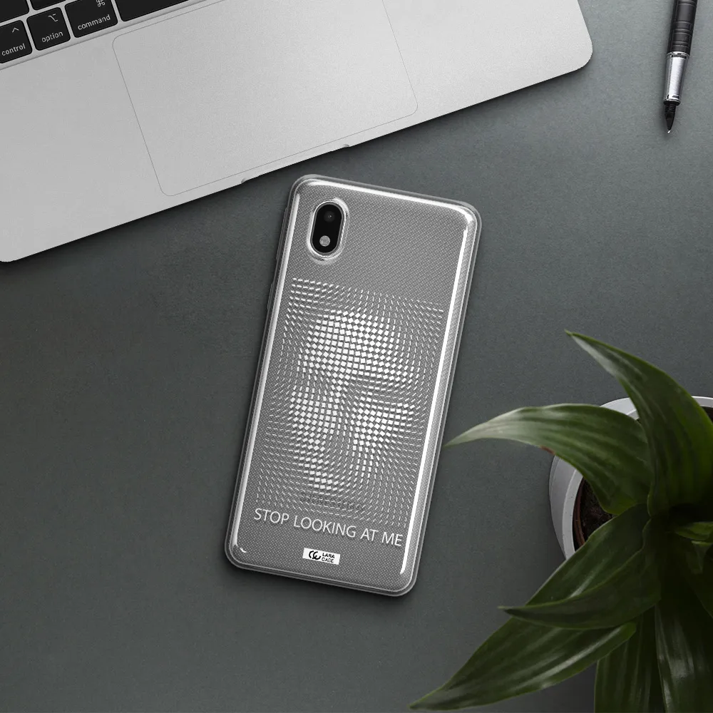 Stop Looking At Me Samsung A01 Core Clear Tpu Case