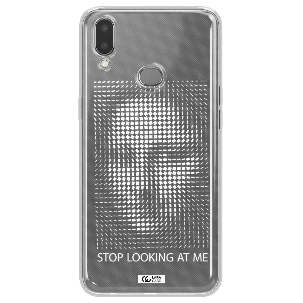 Stop Looking At Me Samsung A10S Clear TPU Case