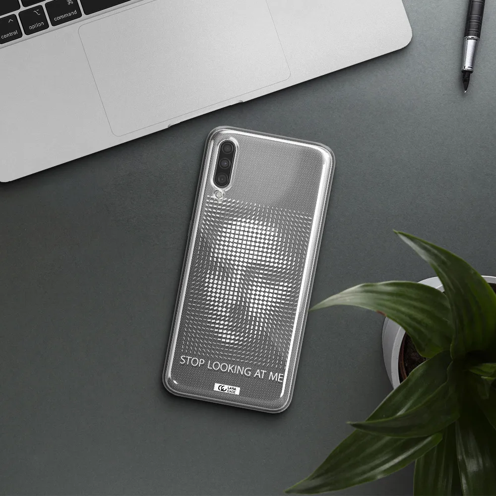 Stop Looking At Me Samsung A30S Clear TPU Case