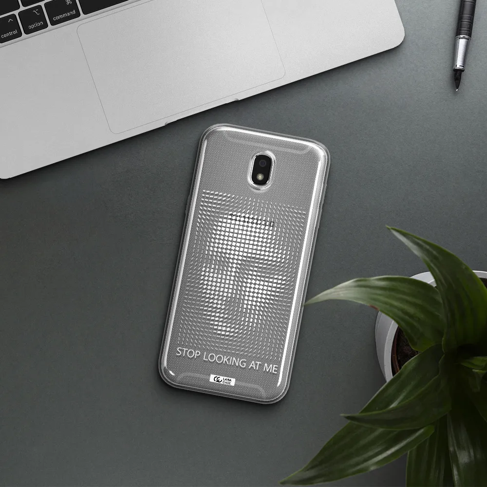 Stop Looking At Me Samsung J5 2017 Clear TPU Case