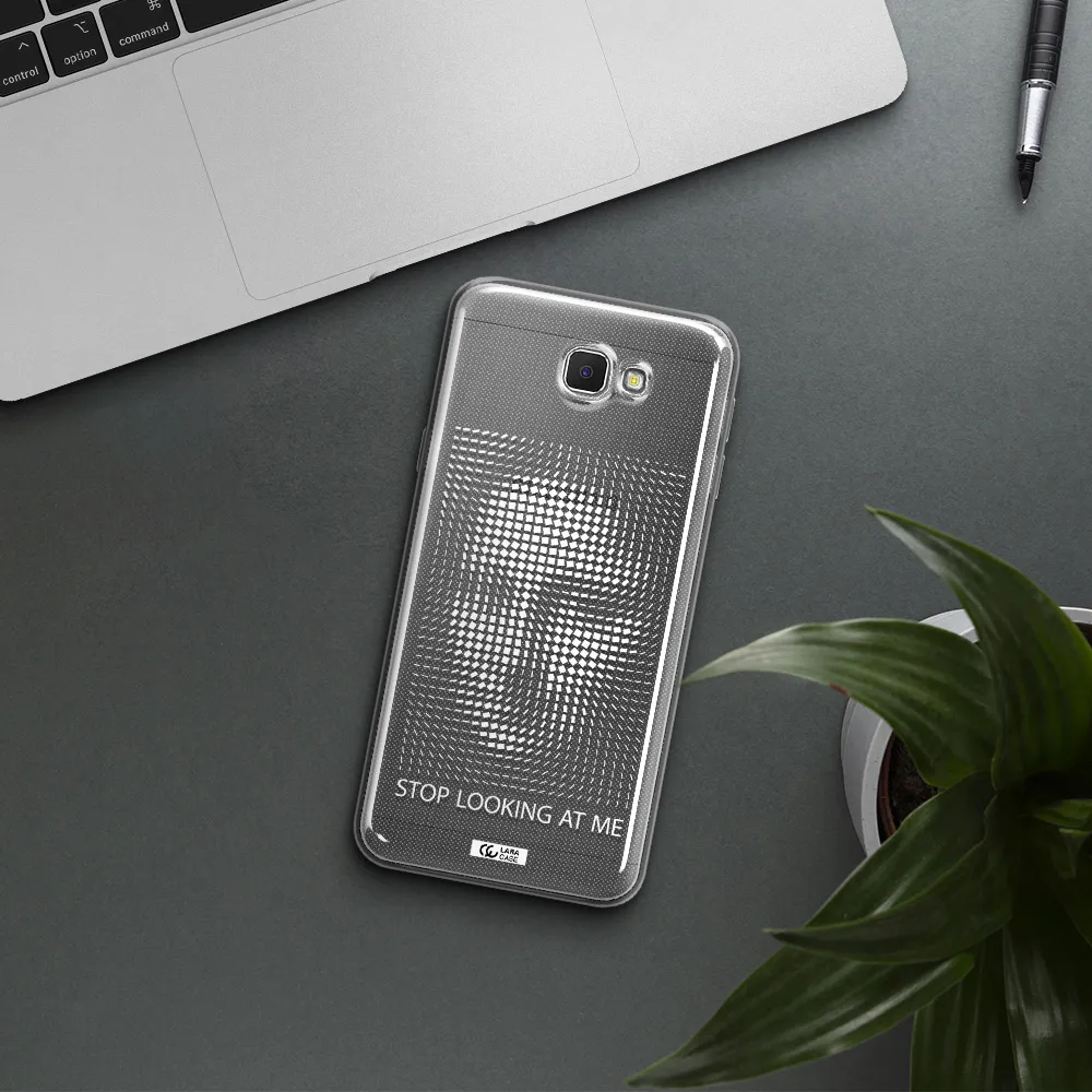 Stop Looking At Me Samsung J5 Prime Clear TPU Case