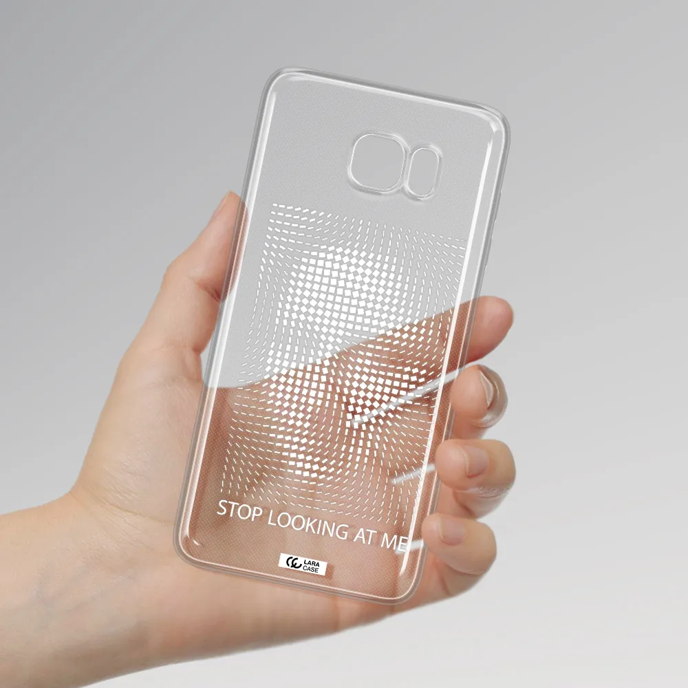 Stop Looking At Me Samsung Note 5 Clear TPU Case