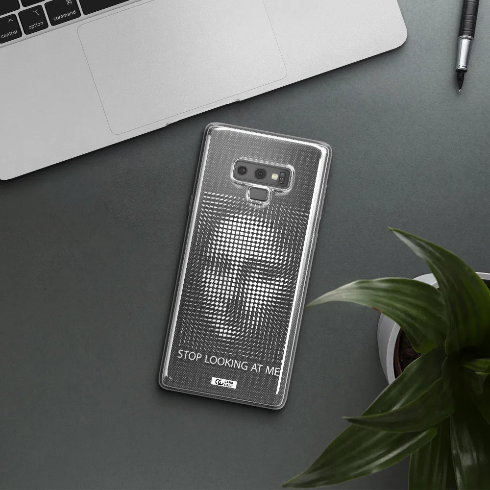 Stop Looking At Me Samsung Note 9 Clear TPU Case