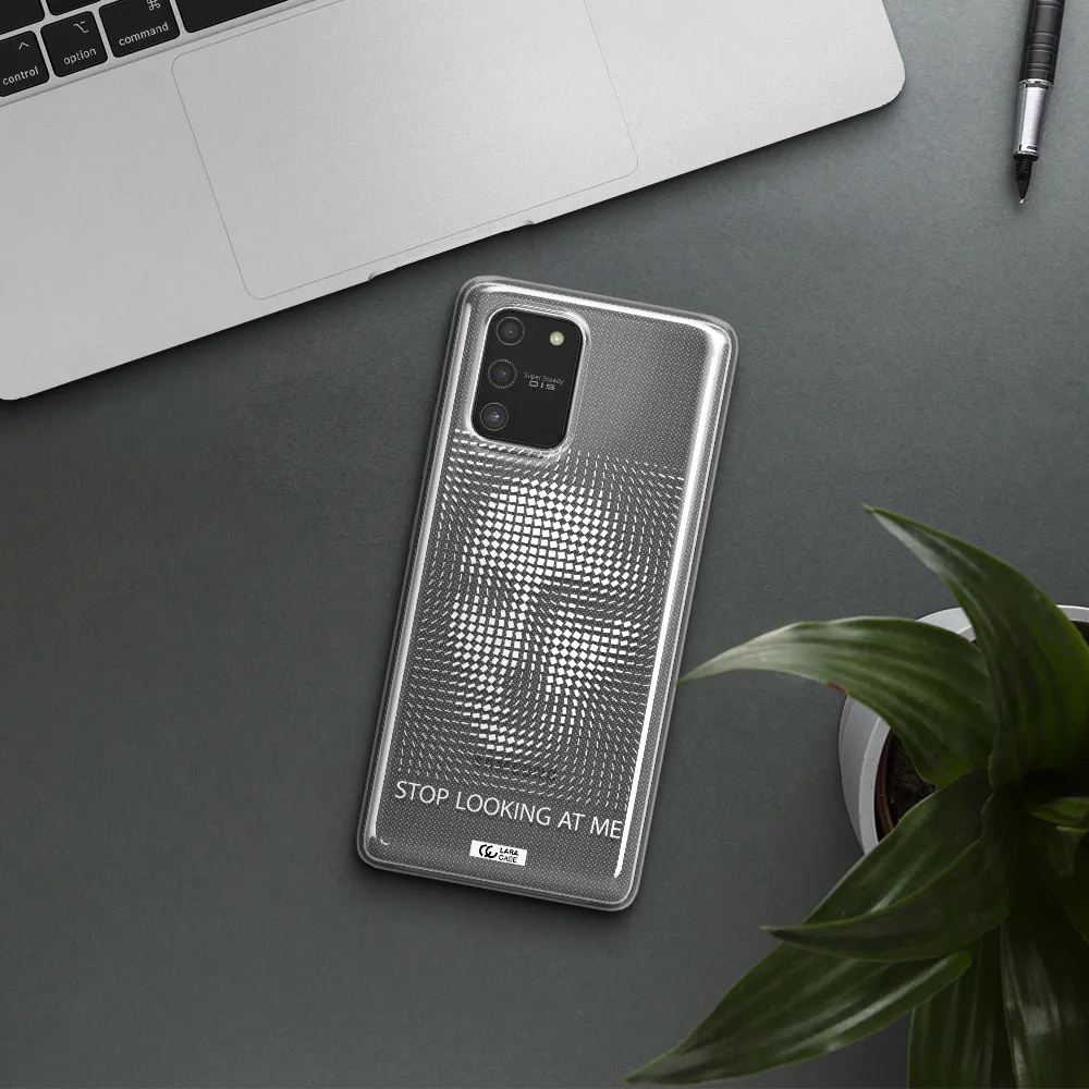 Stop Looking At Me Samsung S10 Lite Clear TPU Case