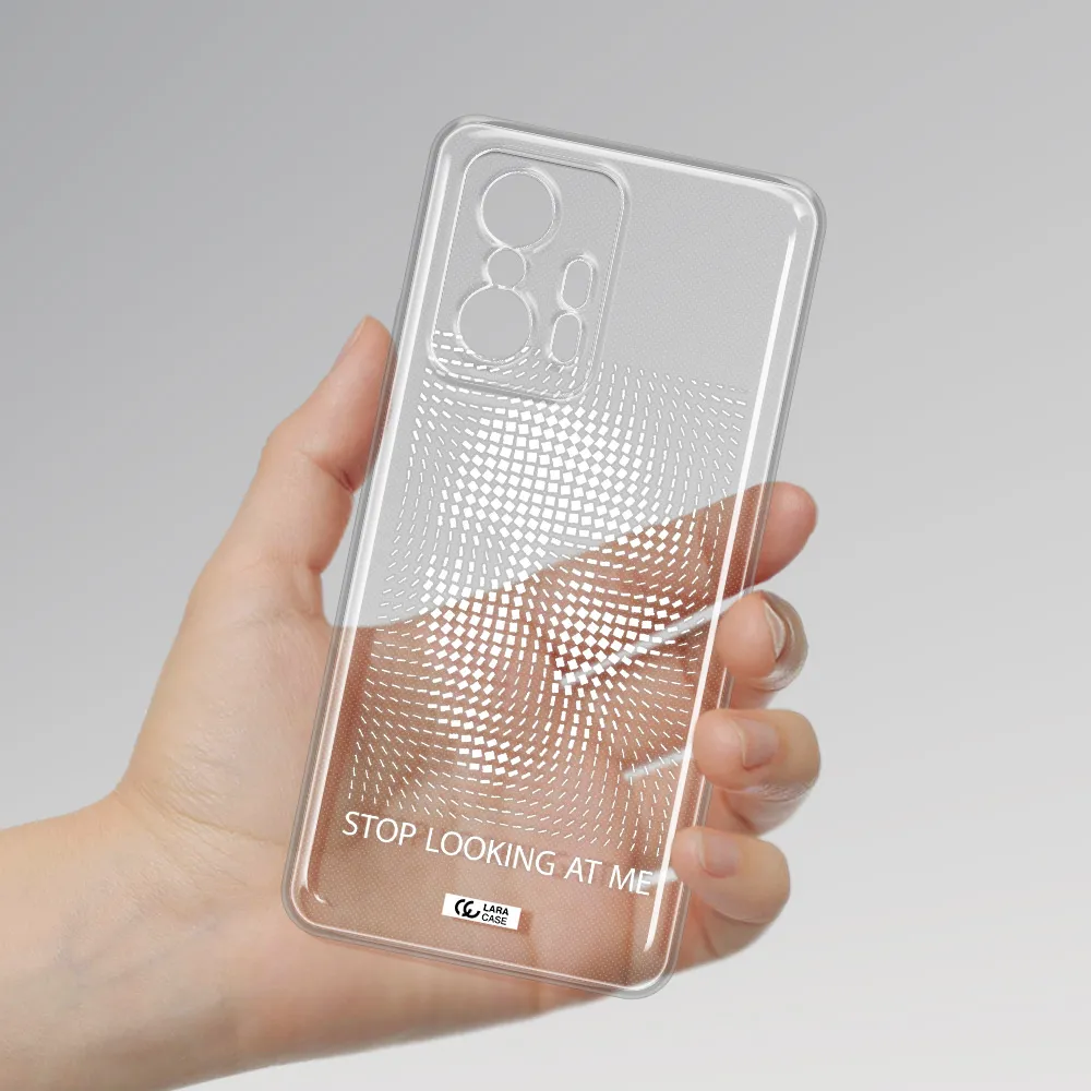 Stop Looking At Me Xiaomi 11T Pro Clear Tpu Case