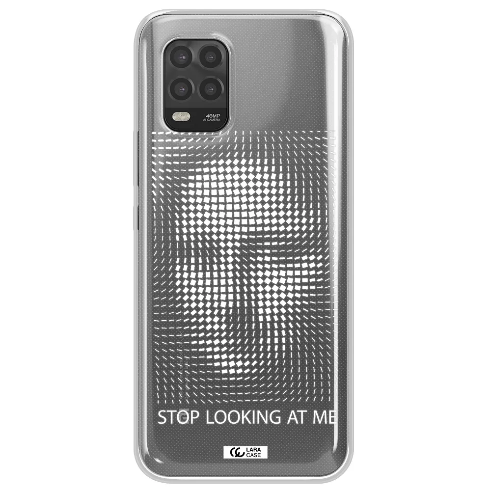 Stop Looking At Me Xiaomi Mi 10 Lite Clear TPU Case