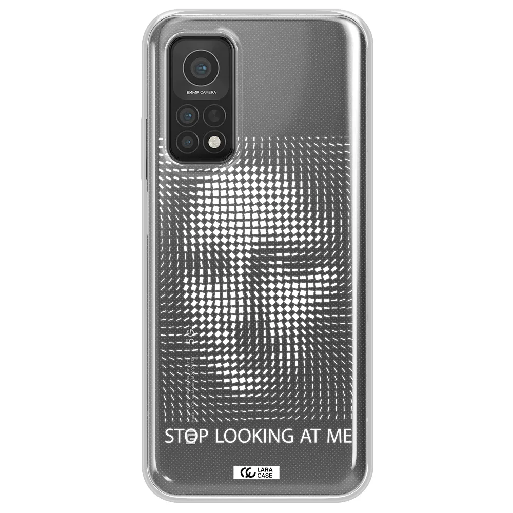Stop Looking At Me Xiaomi Mi 10T Clear TPU Case
