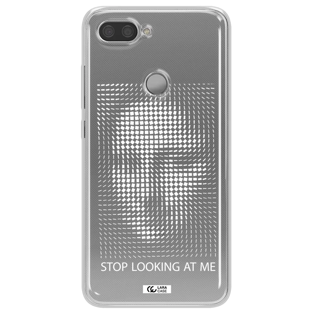 Stop Looking At Me Xiaomi Mi 8 Lite Clear TPU Case