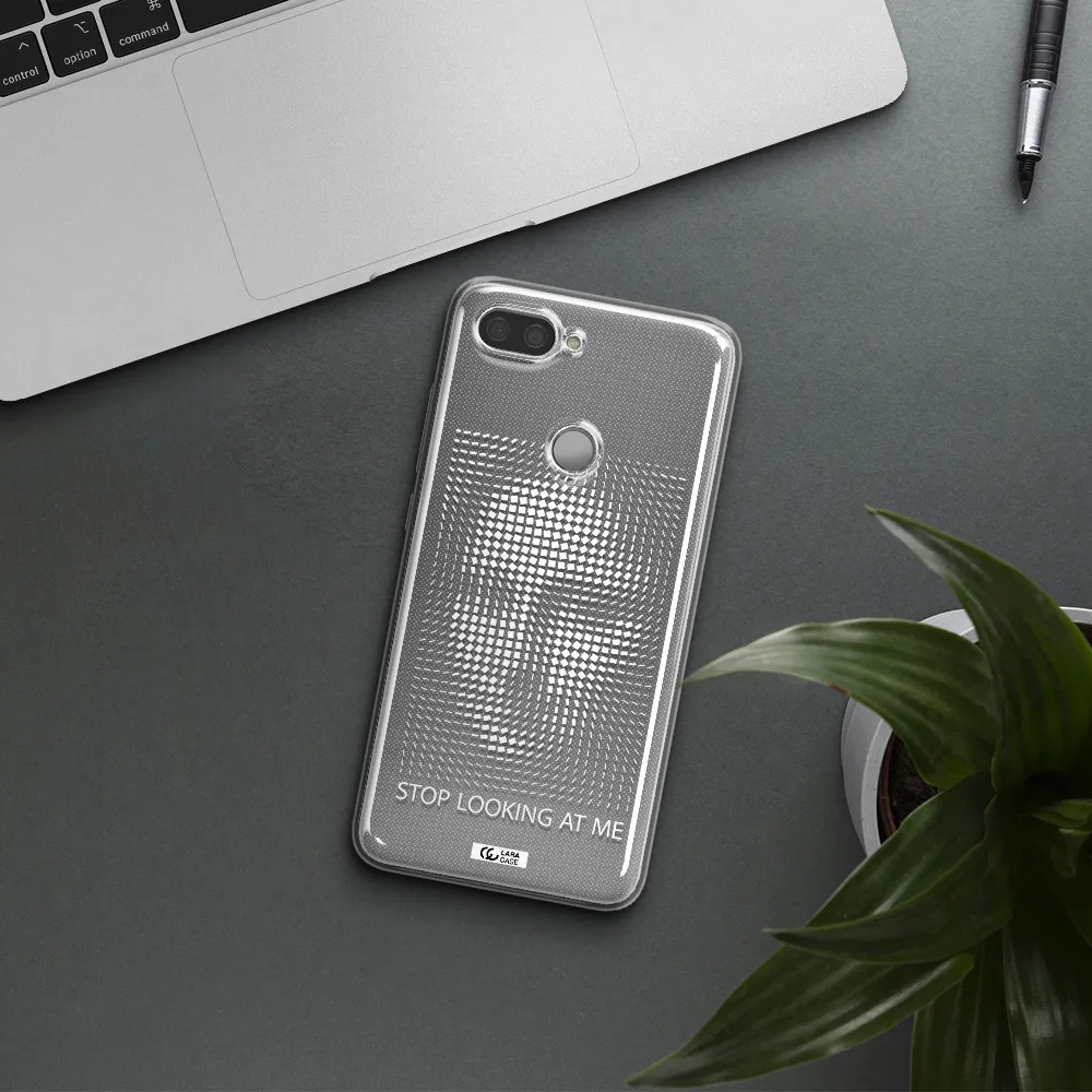 Stop Looking At Me Xiaomi Mi 8 Lite Clear TPU Case