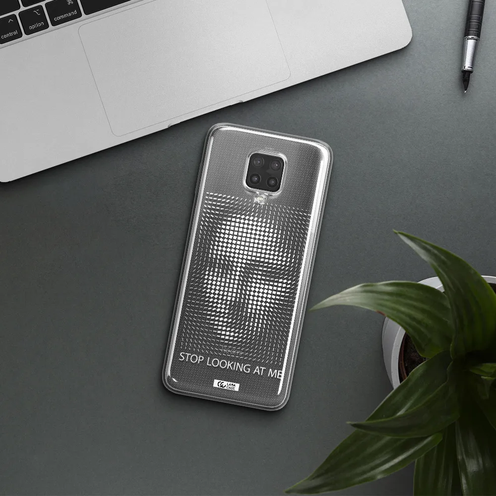 Stop Looking At Me Xiaomi Note 9 Pro Clear TPU Case