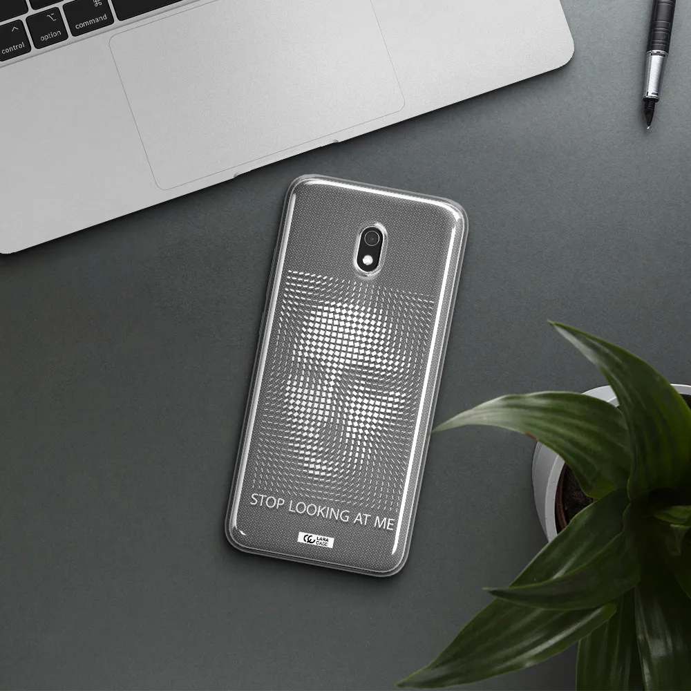 Stop Looking At Me Xiaomi Redmi 8A Clear TPU Case