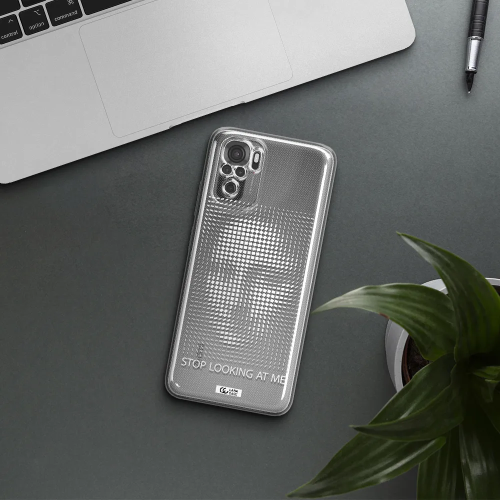 Stop Looking At Me Xiaomi Redmi Note 10S Clear Tpu Case