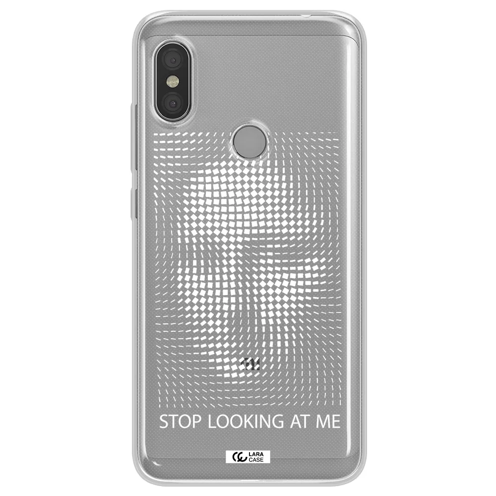 Stop Looking At Me Xiaomi Redmi Note 6 Pro Clear TPU Case