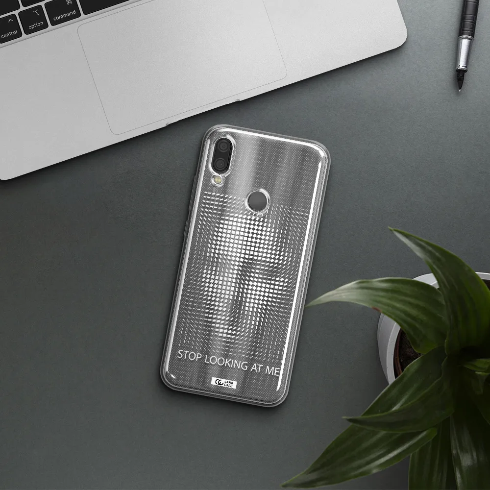 Stop Looking At Me Xiaomi Redmi Note 7 Clear TPU Case