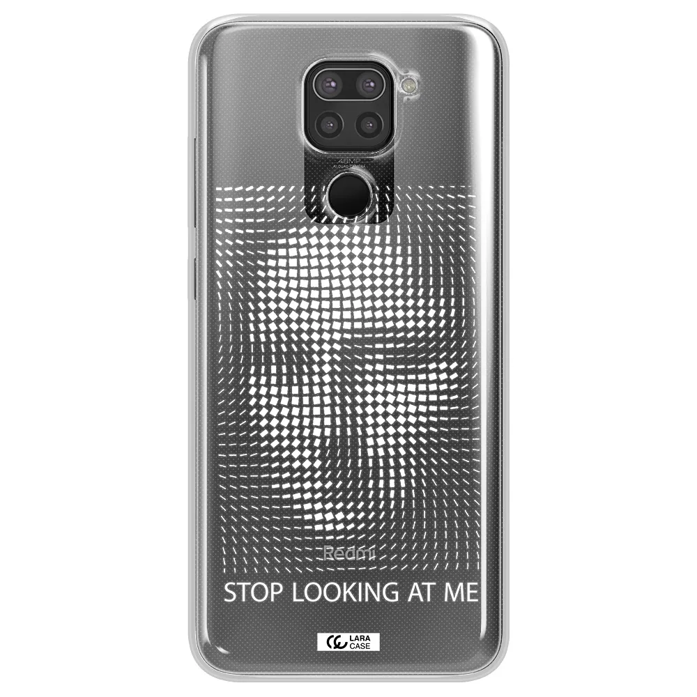 Stop Looking At Me Xiaomi Redmi Note 9 Clear TPU Case