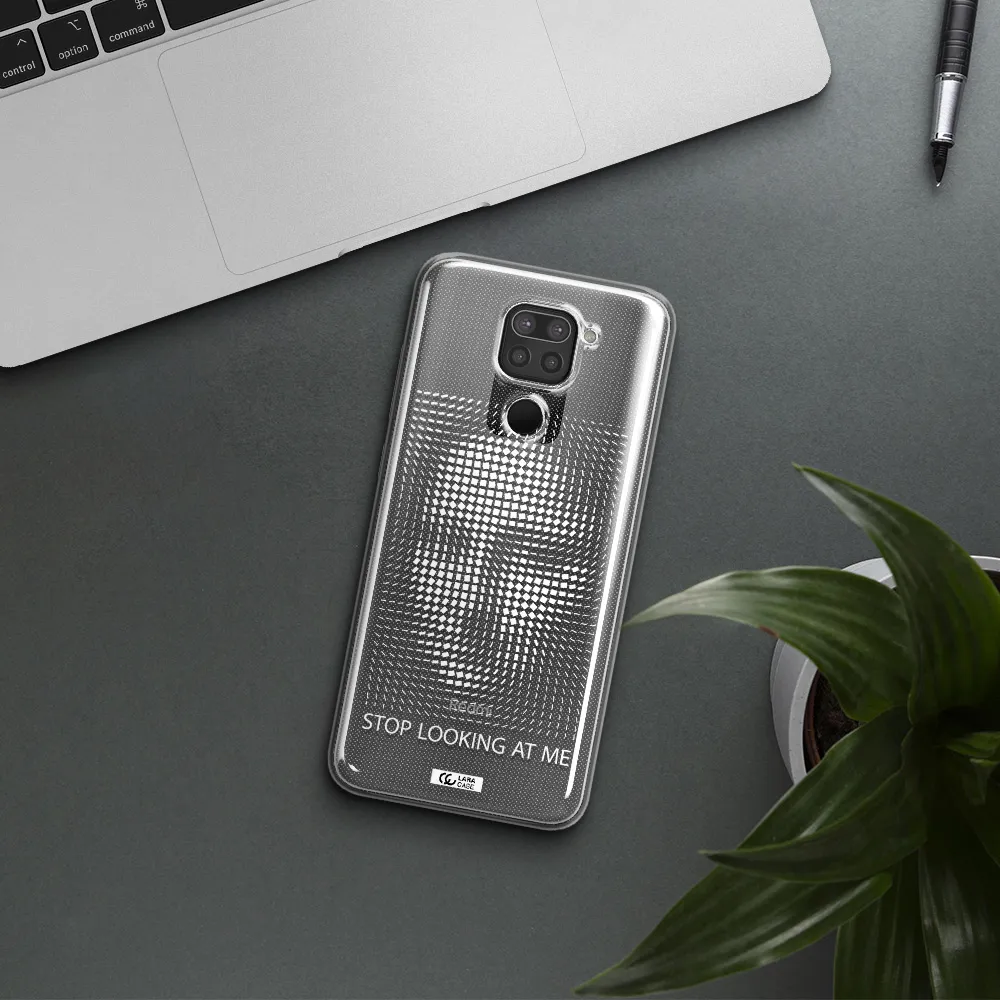 Stop Looking At Me Xiaomi Redmi Note 9 Clear TPU Case