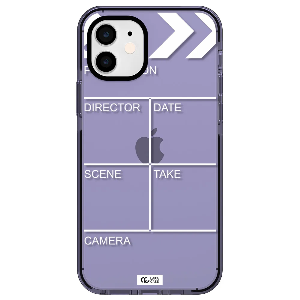 Clapperboard Apple iPhone 11 impact Lilac Case