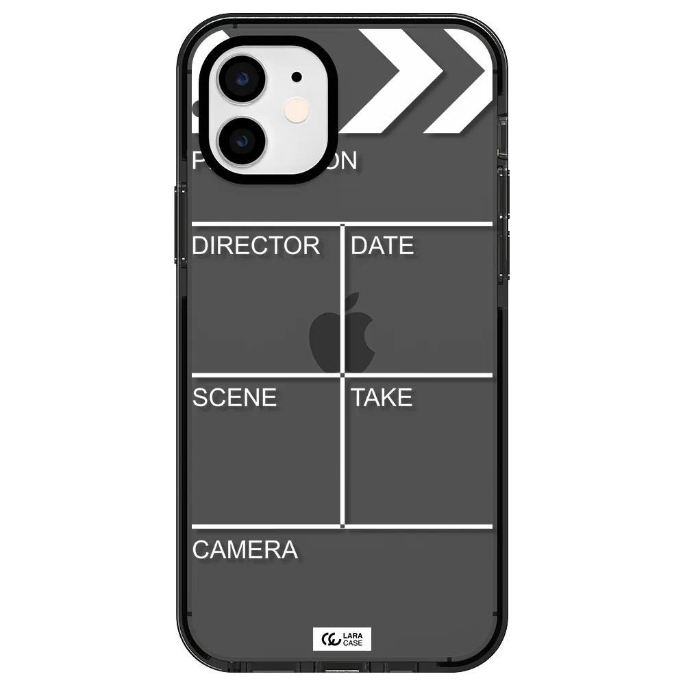 Clapperboard Apple iPhone 11 impact Smoke Black Case