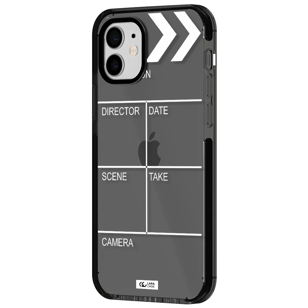 Clapperboard Apple iPhone 11 impact Smoke Black Case