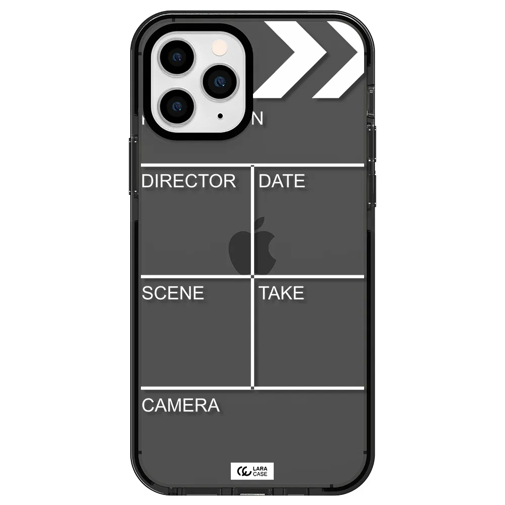 Clapperboard Apple iPhone 11 pro impact Smoke Black Case