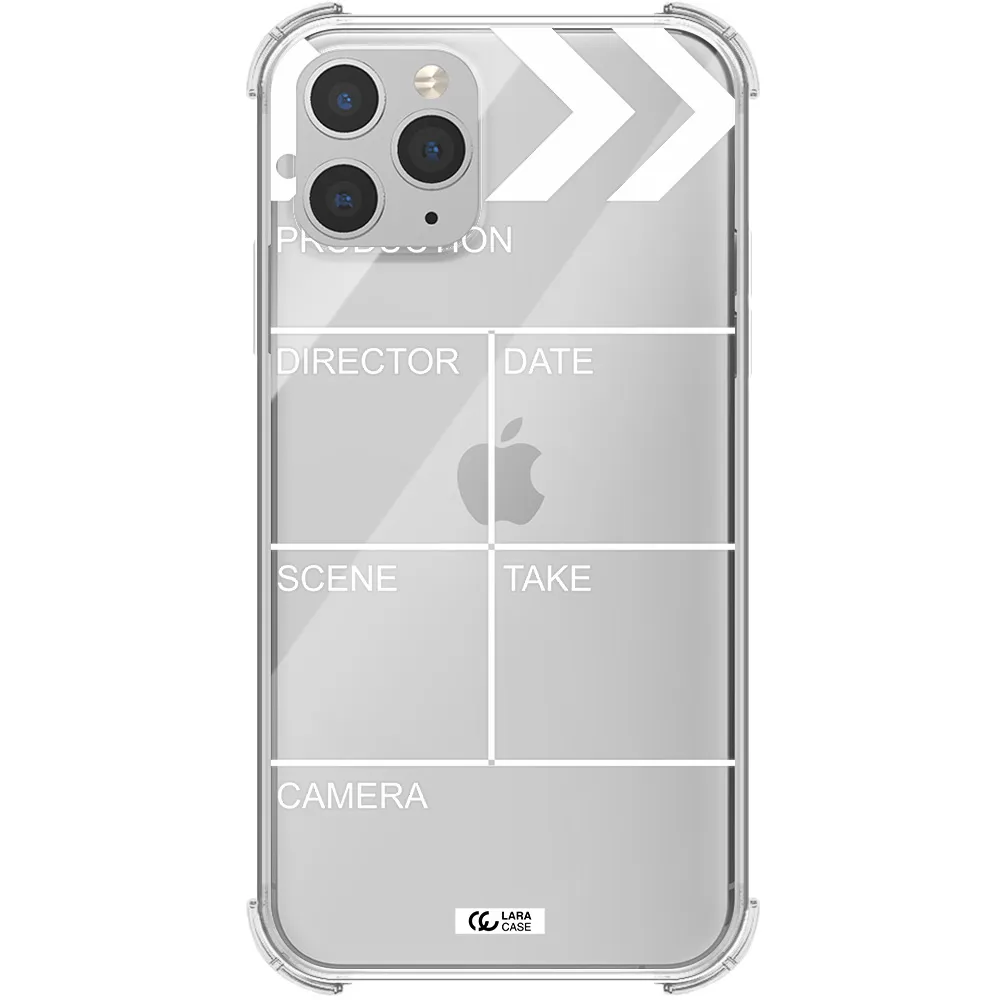 Clapperboard Apple iPhone 11 pro max Clear PC Case