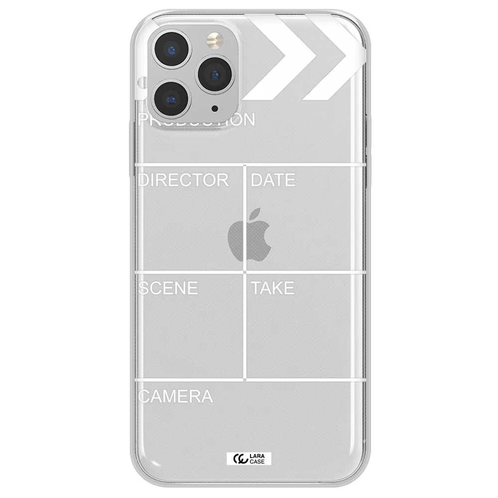 Clapperboard Apple iPhone 11 pro max Clear TPU Case