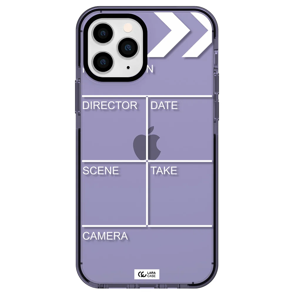 Clapperboard Apple iPhone 11 pro max impact Lilac Case