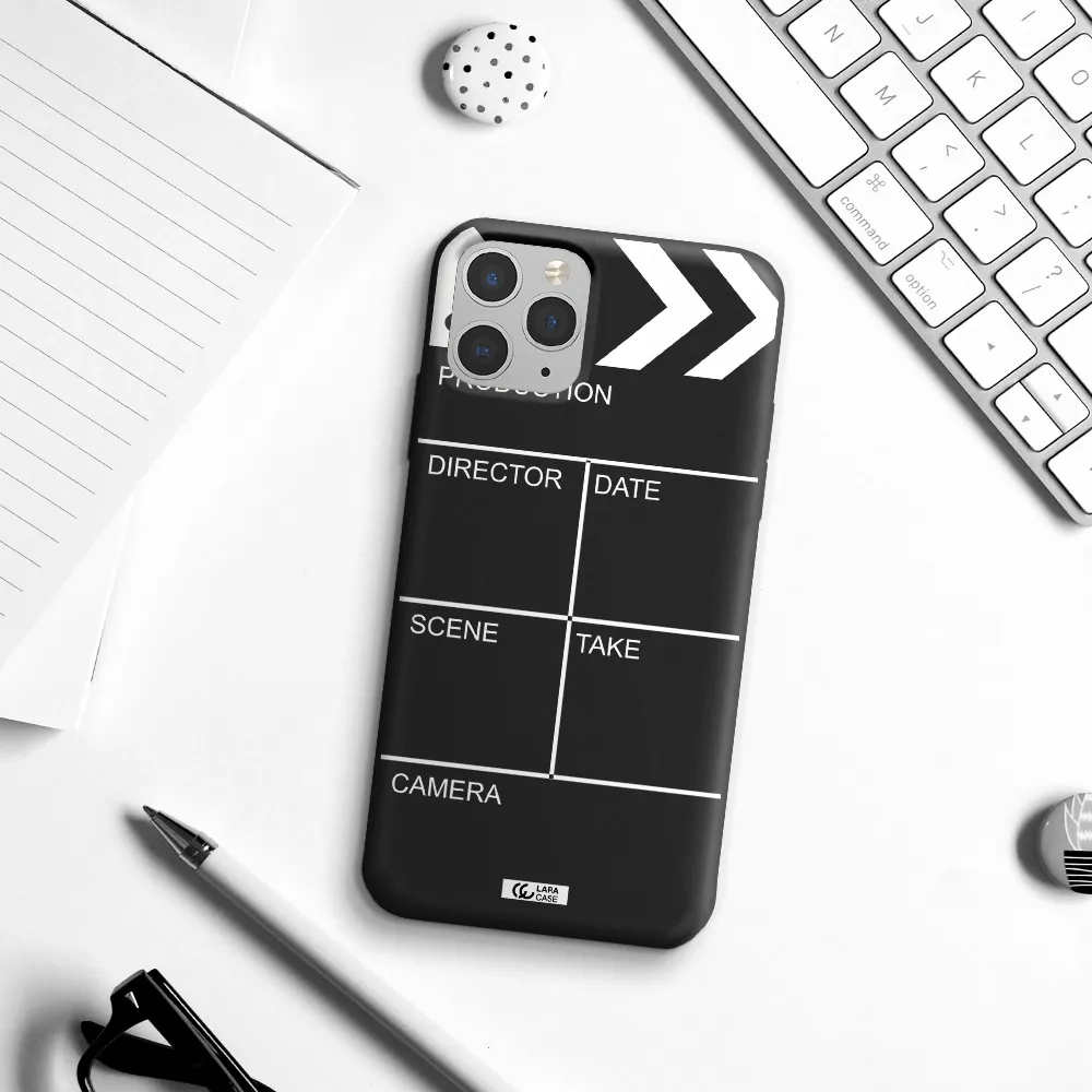 Clapperboard Apple iPhone 11 pro Silicone black Case