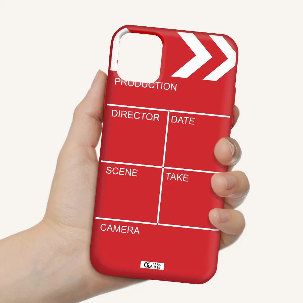 Clapperboard Apple iPhone 11 Silicone Imperial Red Case