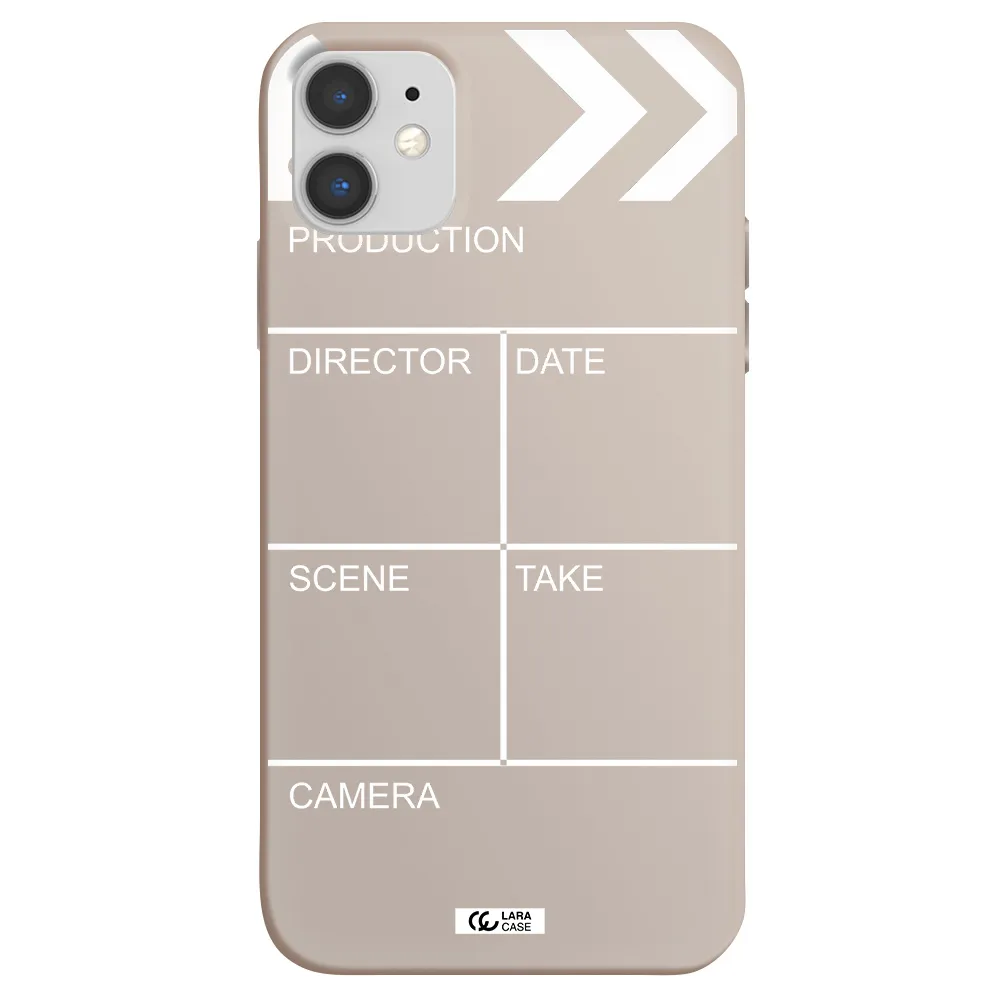 Clapperboard Apple iPhone 11 Silicone Stone Case