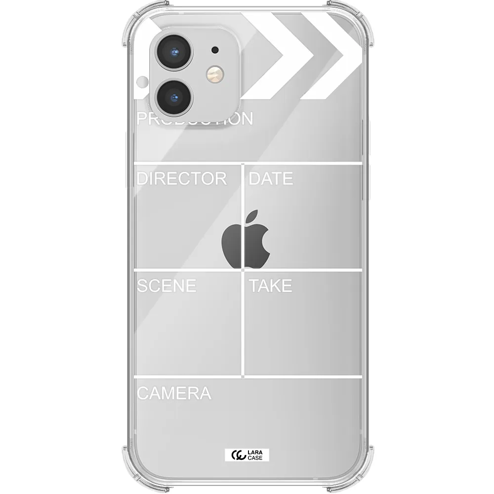 Clapperboard Apple iPhone 12 Clear PC Case