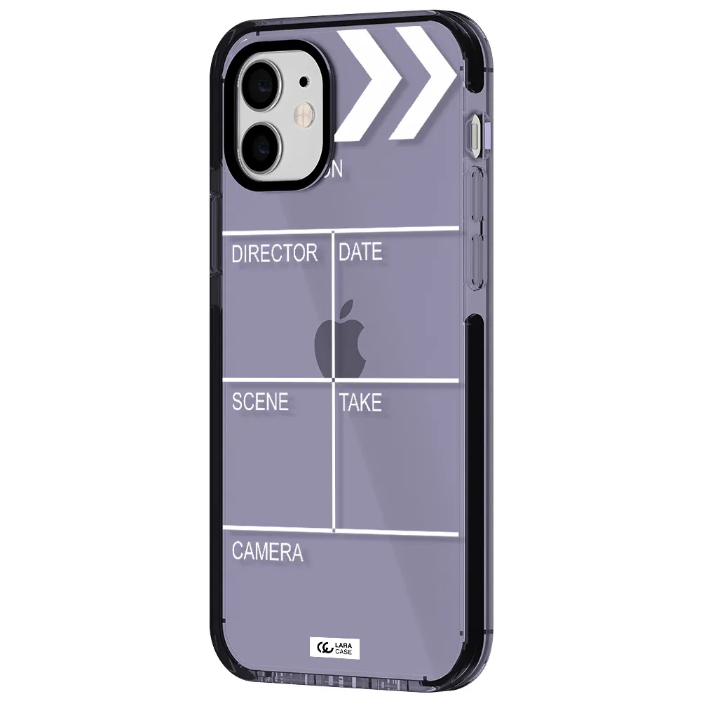 Clapperboard Apple iPhone 12 impact Lilac Case