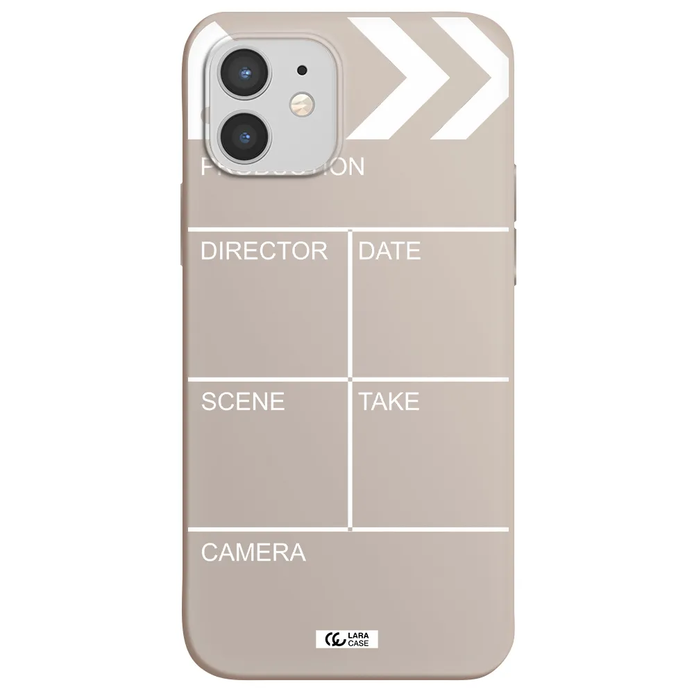 Clapperboard Apple iPhone 12 mini Silicone Stone Case