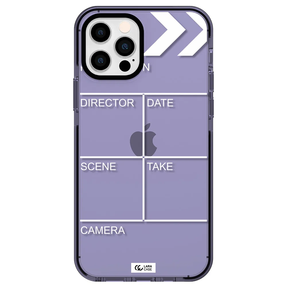Clapperboard Apple iPhone 12 pro impact Lilac Case