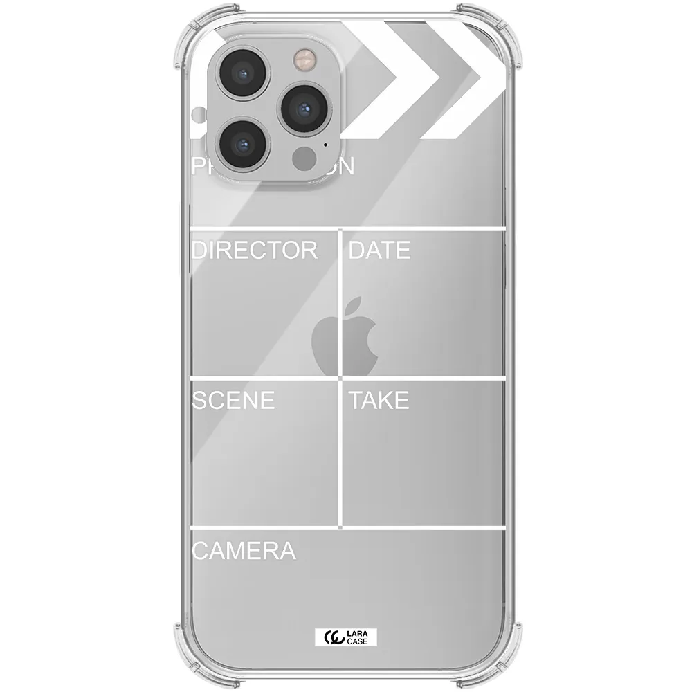 Clapperboard Apple iPhone 12 pro max Clear PC Case
