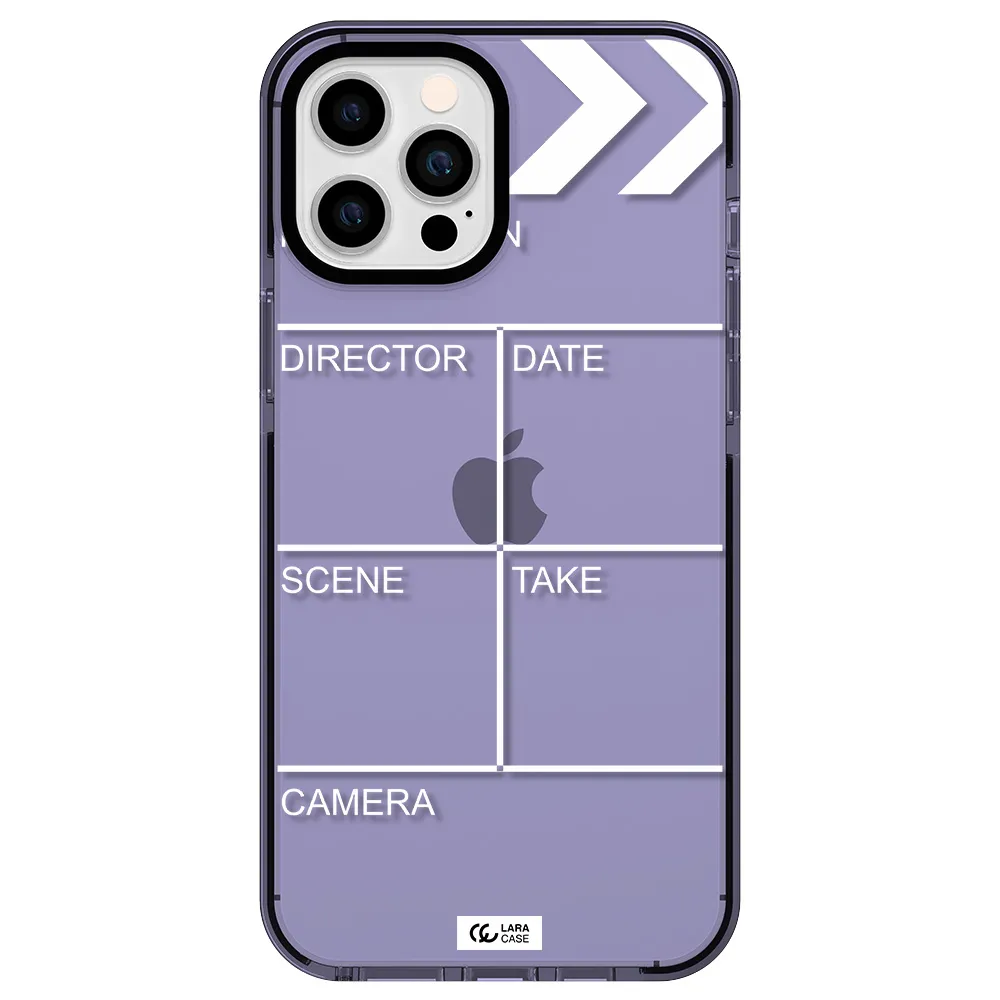 Clapperboard Apple iPhone 12 pro max impact Lilac Case