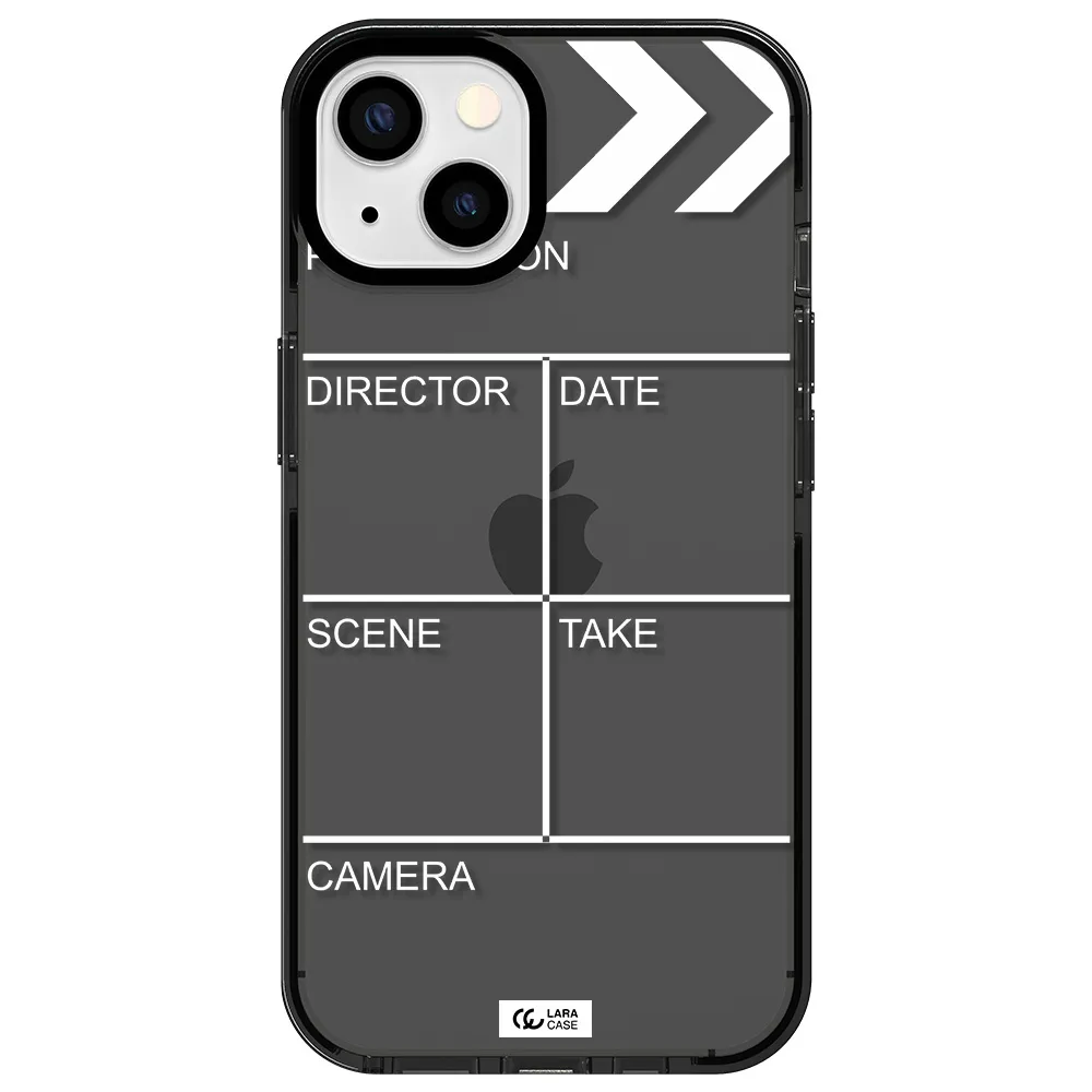 Clapperboard Apple iPhone 13 impact Smoke Black Case