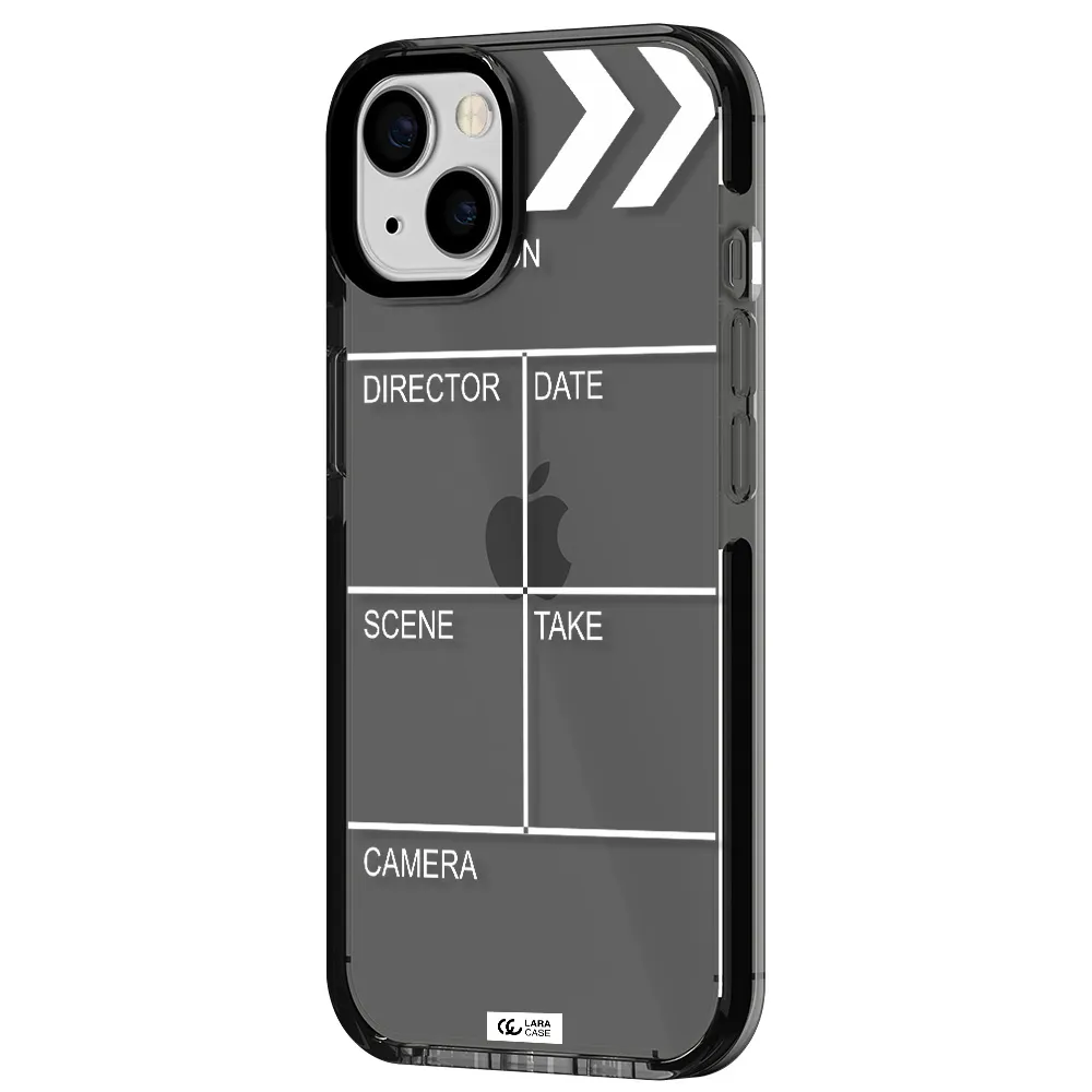 Clapperboard Apple iPhone 13 impact Smoke Black Case