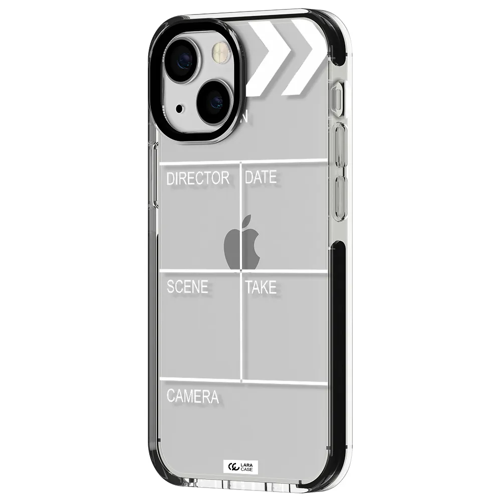 Clapperboard Apple iPhone 13 mini impact black border Case