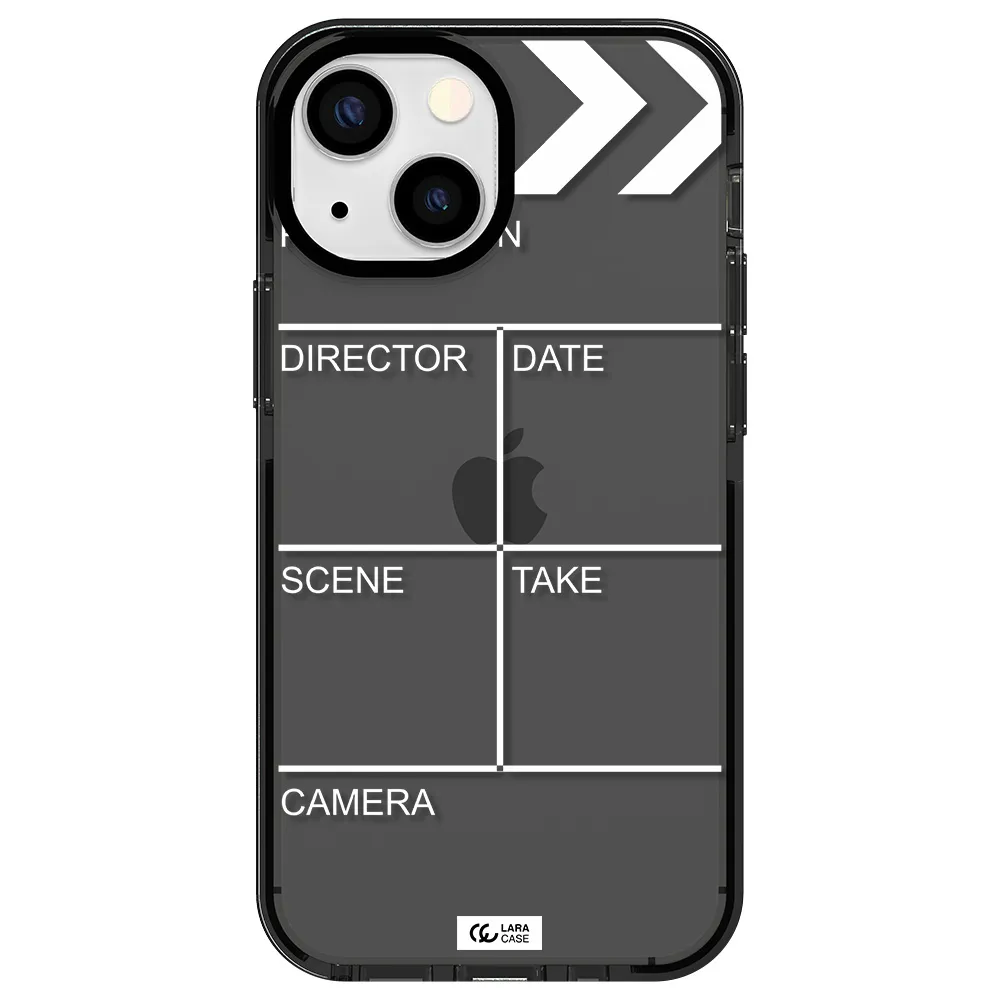 Clapperboard Apple iPhone 13 mini impact Smoke Black Case