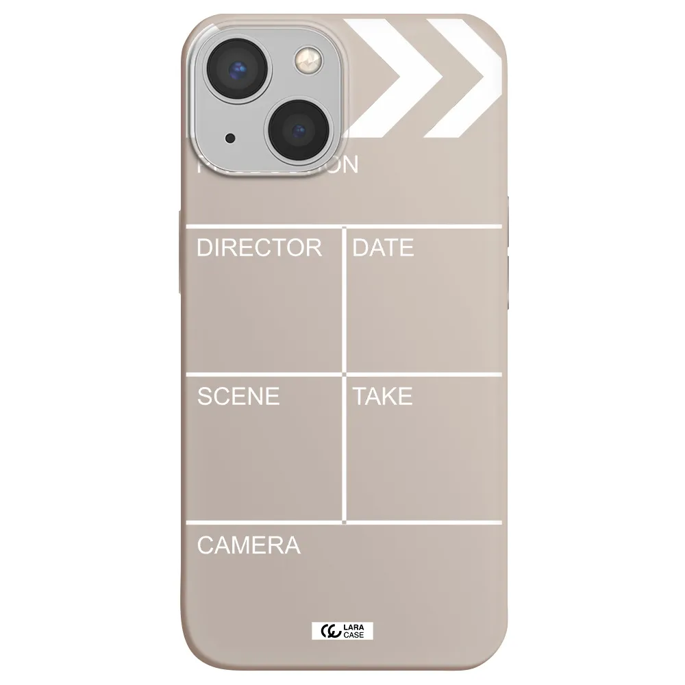 Clapperboard Apple iPhone 13 mini Silicone Stone Case