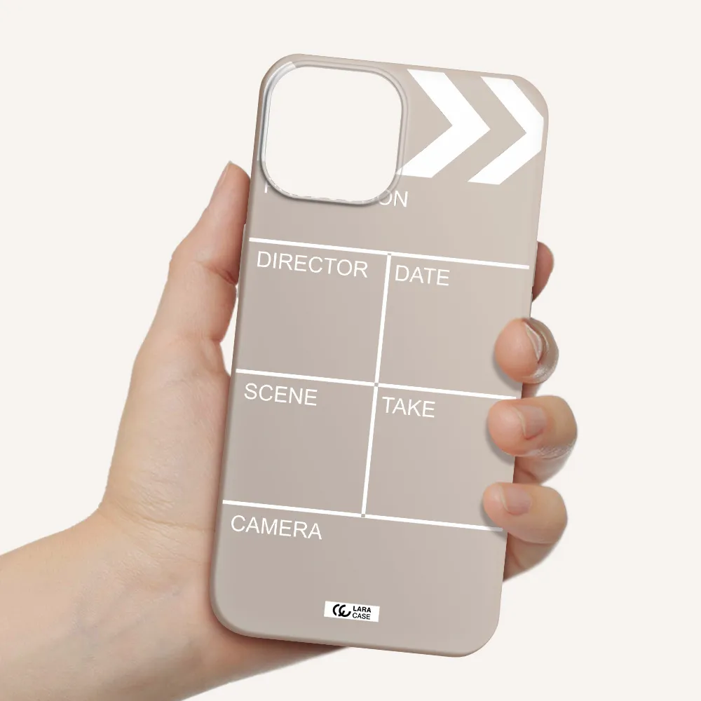Clapperboard Apple iPhone 13 mini Silicone Stone Case