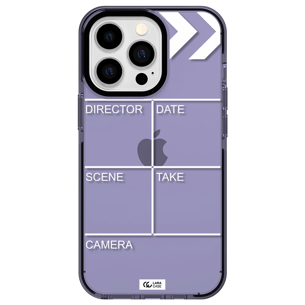 Clapperboard Apple iPhone 13 Pro impact Lilac Case