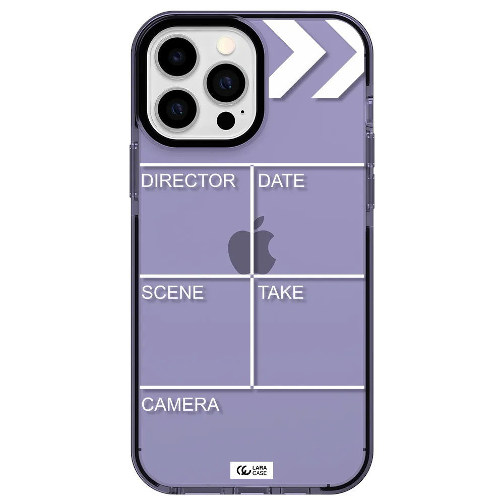 Clapperboard Apple iPhone 13 Pro Max impact Lilac Case