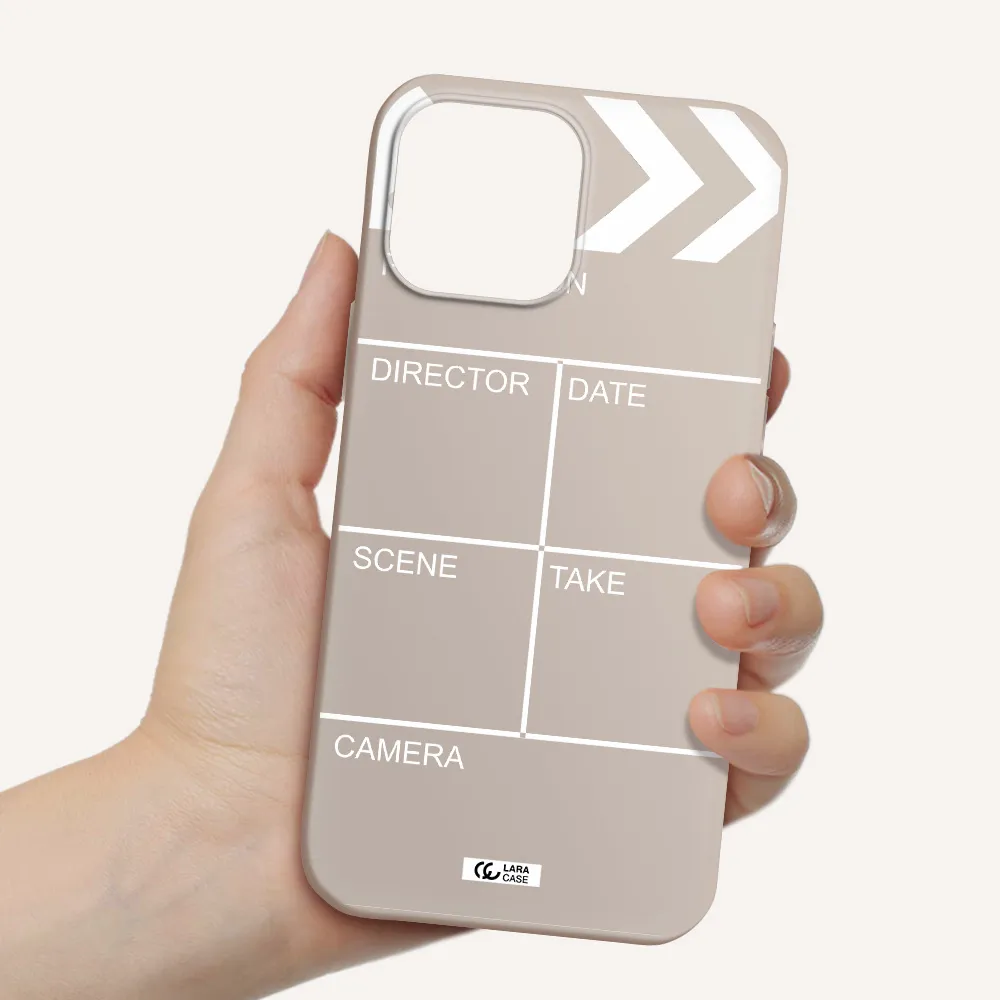 Clapperboard Apple iPhone 13 Pro Max Silicone Stone Case