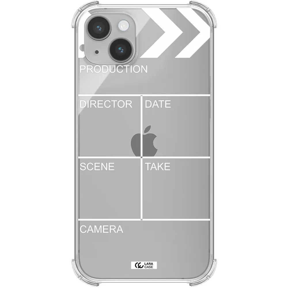 Clapperboard Apple iPhone 14 Clear PC Case
