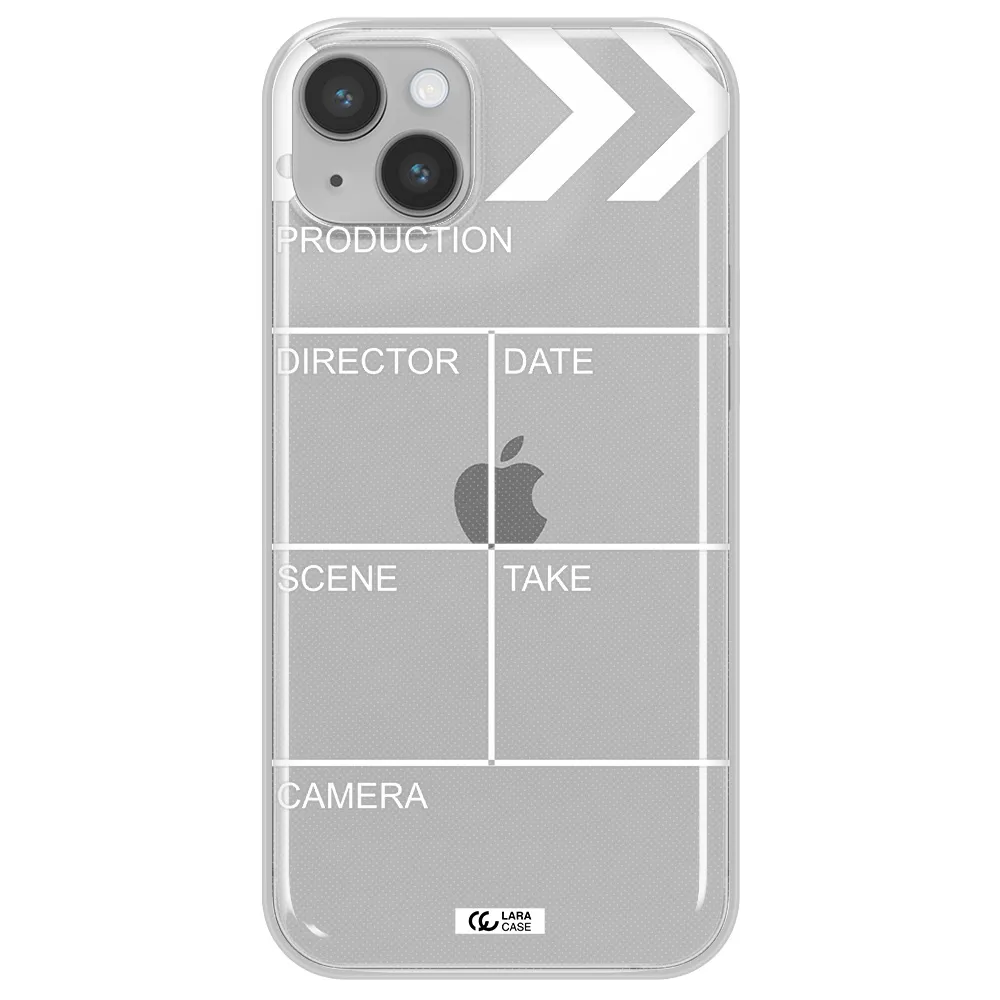 Clapperboard Apple iPhone 14 Clear TPU Case