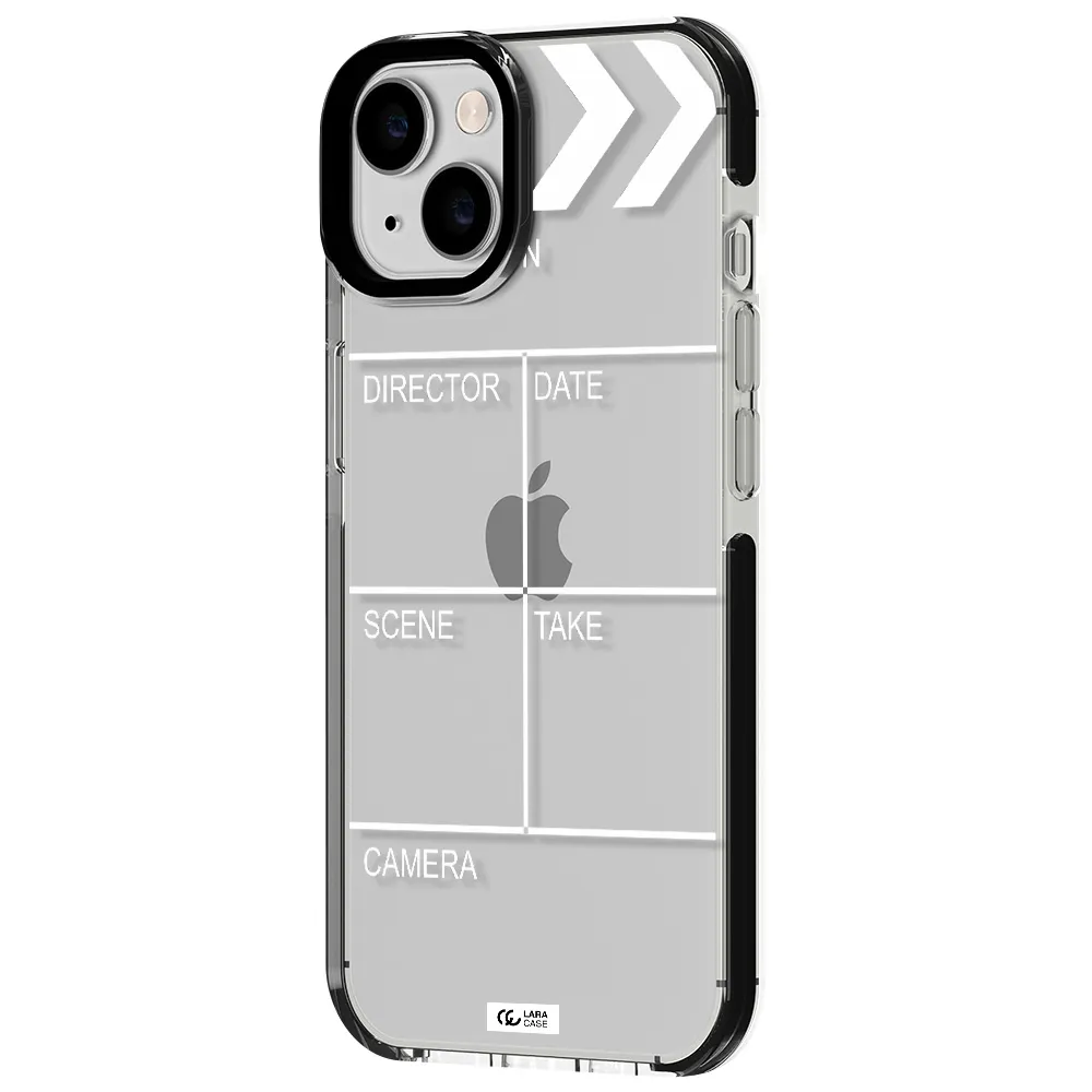 Clapperboard Apple iPhone 14 impact black border Case