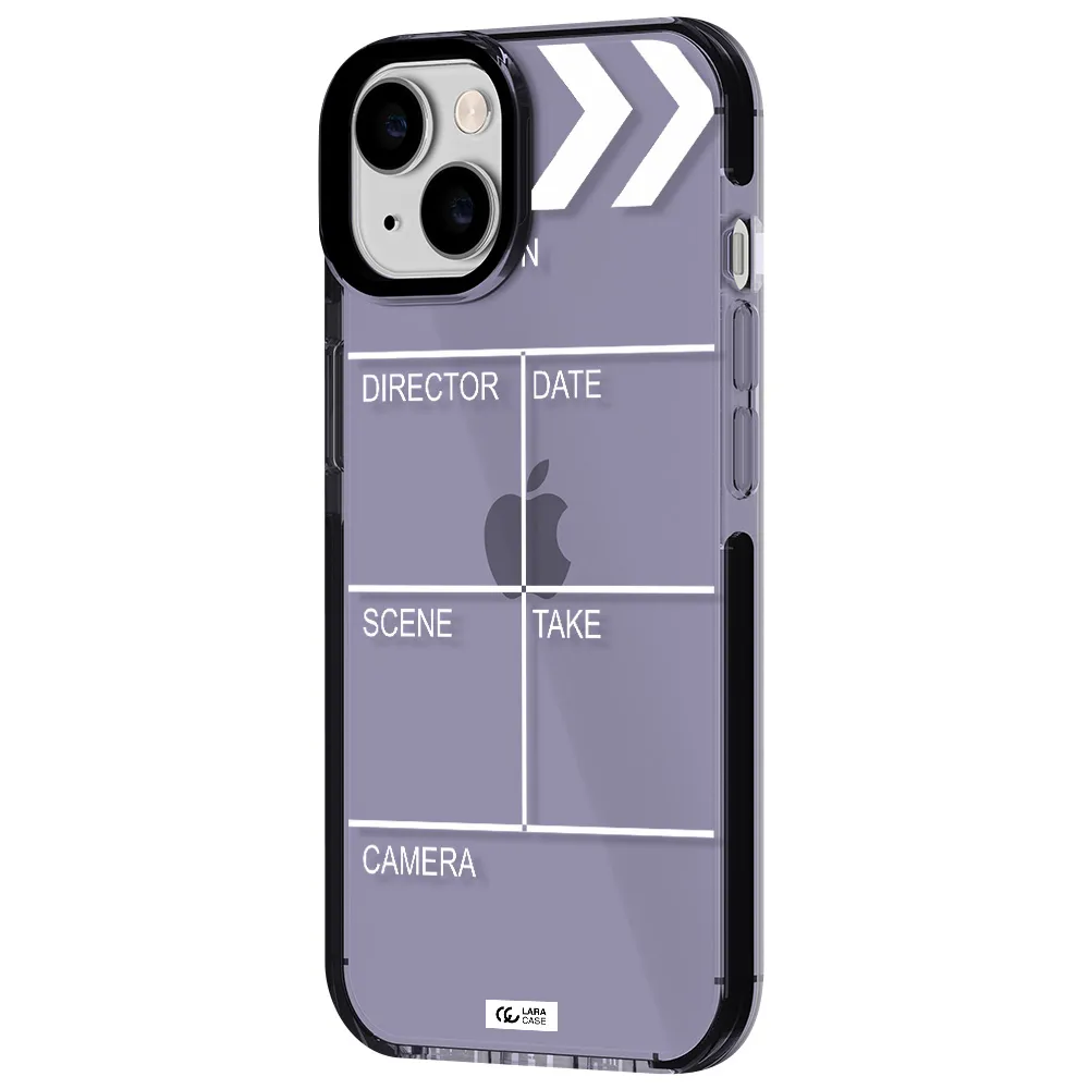 Clapperboard Apple iPhone 14 impact Lilac Case